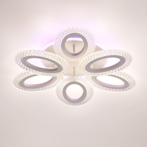 8018/60CL Потолочный светильник Lumion LEDIO c подсв. осн. LED Lm4700 Ra90 60W 220V 3000-6000K CLARE