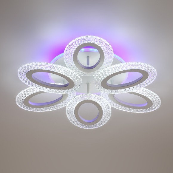 8018/60CL Потолочный светильник Lumion LEDIO c подсв. осн. LED Lm4700 Ra90 60W 220V 3000-6000K CLARE