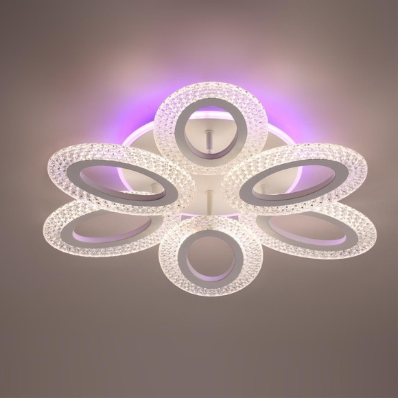 8018/60CL Потолочный светильник Lumion LEDIO c подсв. осн. LED Lm4700 Ra90 60W 220V 3000-6000K CLARE