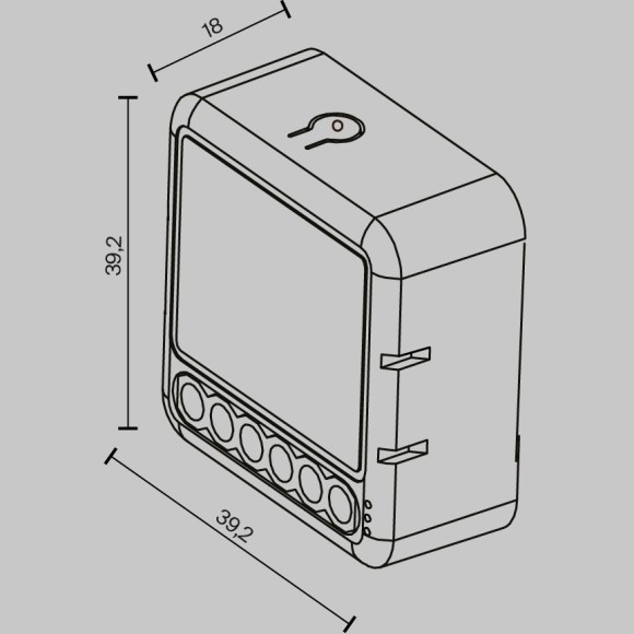 Maytoni MS008 Двуканальный SMART Wi-Fi выключатель 2 устройств мощностью до 150Вт каждое