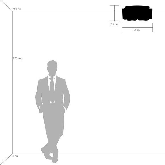 Люстра потолочная Lightstar 802070 Nubi под лампы 7xE27 280W