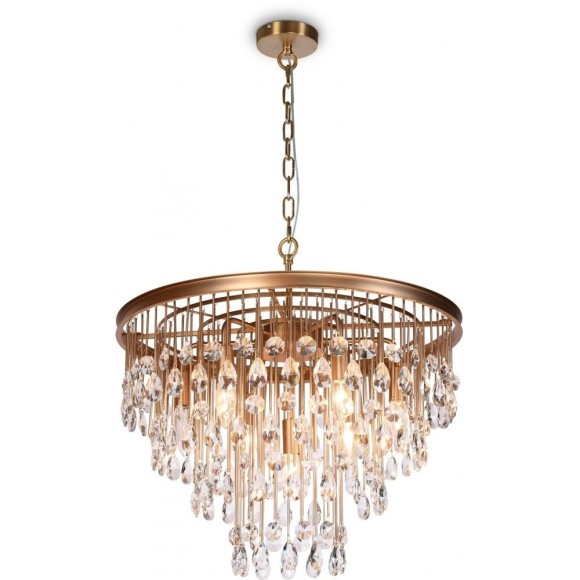 Подвесная люстра хрустальная Linn MOD091PL-07G