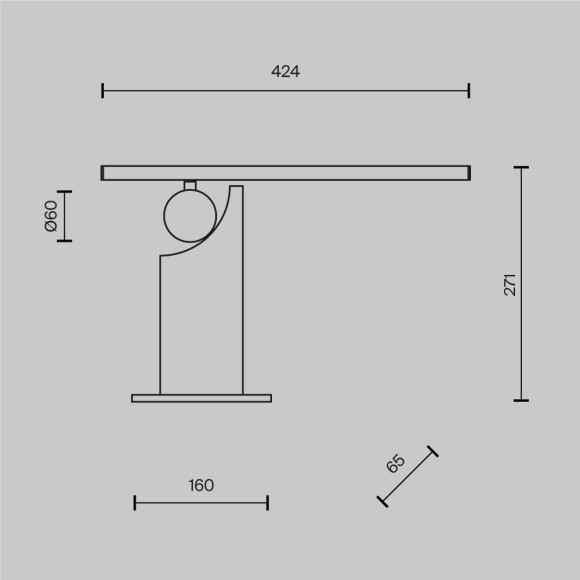 MOD467TL-L9B3K Настольный светодиодный светильник с основанием из натурального черного мрамора и выключателем на плафоне, 9Вт 200Лм 3000К CRI80 120° 220V IP20 Maytoni Monumento MOD467TL-L9B3K Настольный светодиодный светильник с основанием из натурального черного мрамора и выключателем на плафоне, 9Вт 200Лм 3000К CRI80 120° 220V IP20 Maytoni Monumento