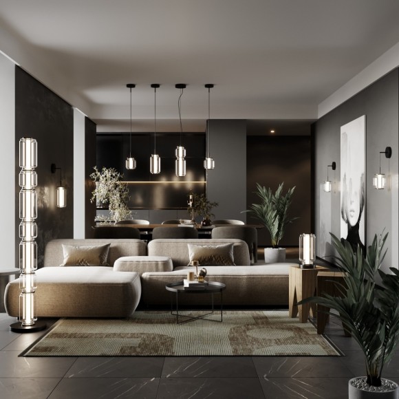 Торшер LED 53W 3000K 3200Лм Odeon Light JAM 5409/53FL