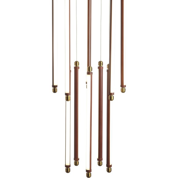 SL6225.303.10 Светильник подвесной ST-Luce Латунь/Терракотовый, Белый LED 10*6,5W 3000K BRICK SL6225.303.10 Светильник подвесной ST-Luce Латунь/Терракотовый, Белый LED 10*6,5W 3000K BRICK