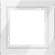 VLS110101 Рамка стеклянная для электрических изделий VOLTUM серии S70 на 1 пост белого цвета из стекла VLS110101 Рамка стеклянная для электрических изделий VOLTUM серии S70 на 1 пост белого цвета из стекла