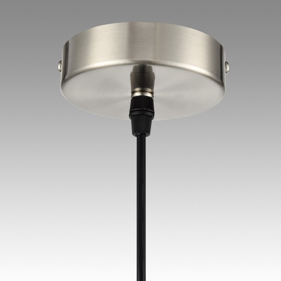 8041/3 MODERNI LN24 никель/черный/золото/белый, металл/текстиль Подвесной светильник Е27 3*60W 220V INDIRA