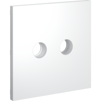 VLS001602 Накладка для розетки телевизионной оконечной TV+SAT (Телевизионный + Спутниковый) белого матового цвета VOLTUM S70 (белый матовый)