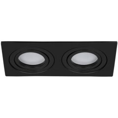 Встраиваемый светильник Arte Lamp A2168PL-2BK TARF под лампы 2xGU10 50W