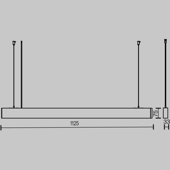Подвесной светильник Technical P051PL-36W2.7-6K-B Подвесной светильник Technical P051PL-36W2.7-6K-B