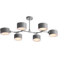 SLE183702-06 Светильник потолочный Серый/Серый E14 6*60W GIMENTO