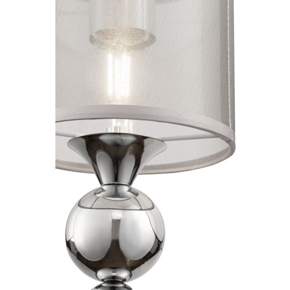 Подвесной светильник с 1 плафоном Freya FR5093PL-01CH Lauren под лампу 1xE27 40W