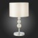 SLE105704-01 Прикроватная лампа Хром/Светло-бежевый E14 1*40W RAMER