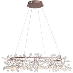 SL379.203.216 Люстра подвесная ST-Luce Медный/Белый LED 216*0,5W 3500K RAFINA