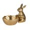 427297 AMBALAVA Статуэтка Заяц с чашей L250, B150, H160, алюминий, золотой