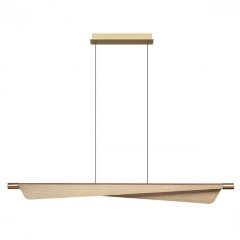 7017/24LB HIGHTECH Подвесной светильник c сенсорн. выкл (диммер яркости) металл/акрил латунь брашинг IP20 24W CRI 90 3000K 220V LINEA