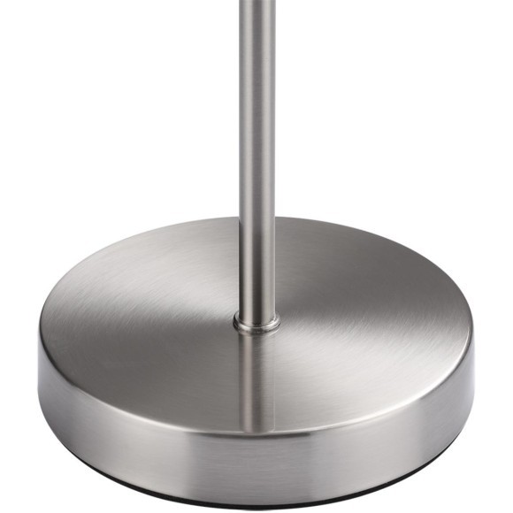 8251/1T MODERNI LN25 000  никель/серый, металл/текстиль Настольная лампа Е27 60W 220V NIKKI