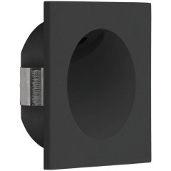 900251 Cветодиодный встраиваемый спот ZARATE, 2W(LED), 3000K, 90lm, алюминий, черный/пластик, белый 900251 Cветодиодный встраиваемый спот ZARATE, 2W(LED), 3000K, 90lm, алюминий, черный/пластик, белый