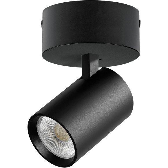 Черный накладной поворотный светодиодный спот 24Вт 24° CRI90 3000К 3040Лм Alta Base Lightstar A5237SO