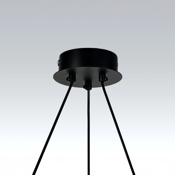 Люстра подвесная с черным основанием и прозрачными плафонами, 6 ламп GX53 (нет в комплекте) Lightstar Fico II 740167