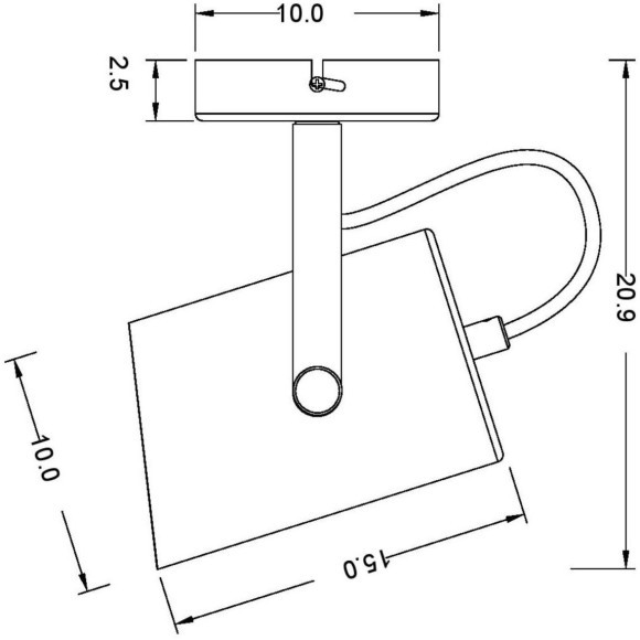 Бра Freya FR4004WL-01WB Elori под лампу 1xE27 25W