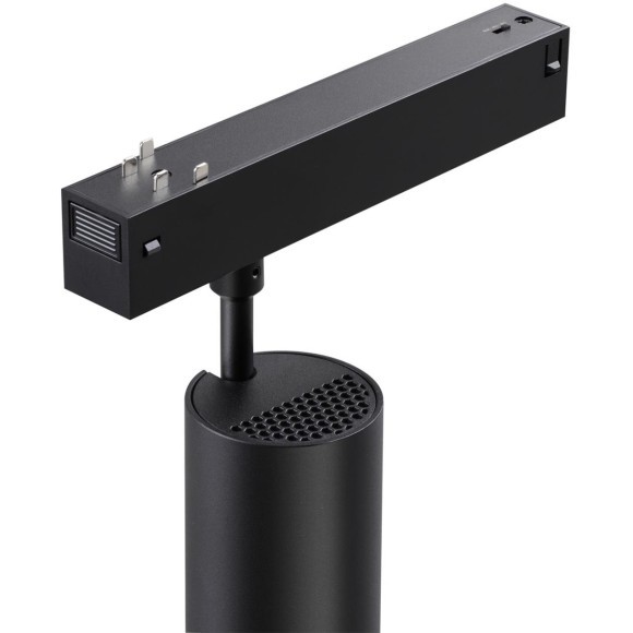 359961 Черный трековый спот с изм. углом рассеивания света 15-55° и перекл. цв. температуры 3000;4000;6000К 220В 15Вт 830Лм CRI90 Novotech VECTOR 359961 Черный трековый спот с изм. углом рассеивания света 15-55° и перекл. цв. температуры 3000;4000;6000К 220В 15Вт 830Лм CRI90 Novotech VECTOR