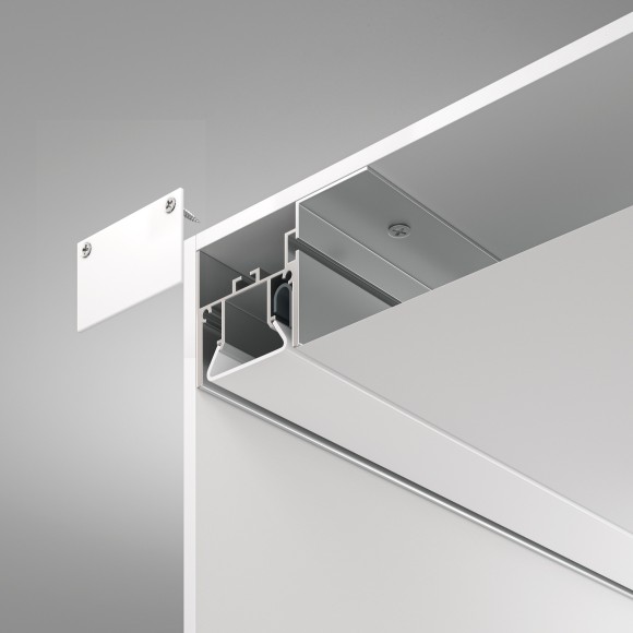 Алюминиевый профиль для натяжного потолка 52x35 ALM012S-2M