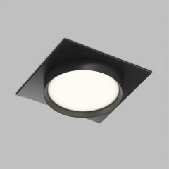 Светодиодный встраиваемый светильник Denkirs RATIO DK-DH2001-BK (LED, GX53, 15 Вт, IP20, черный)