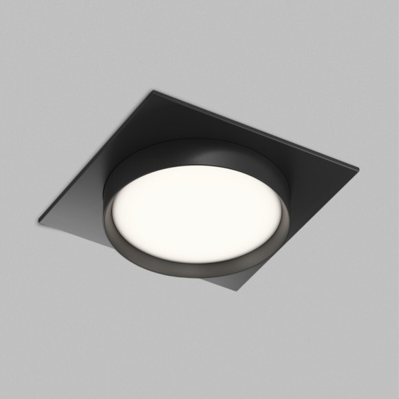 Светодиодный встраиваемый светильник Denkirs RATIO DK-DH2001-BK (LED, GX53, 15 Вт, IP20, черный)