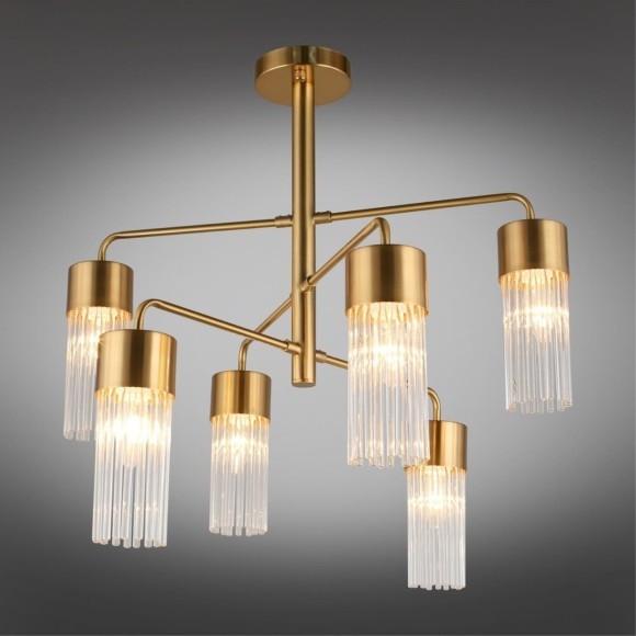 Люстра на штанге Omnilux OML-67107-06 Cesana под лампы 6xE14 60W