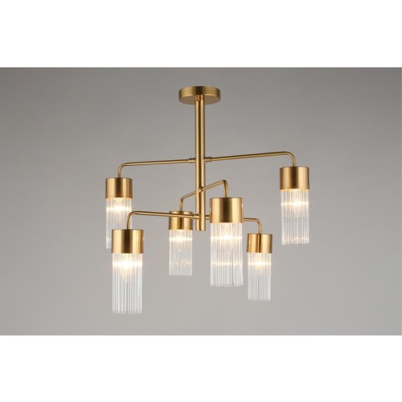 Люстра на штанге Omnilux OML-67107-06 Cesana под лампы 6xE14 60W