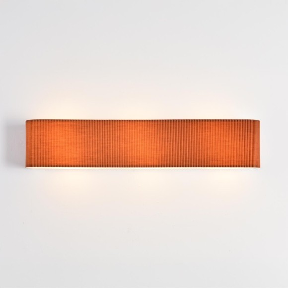 8329/6W Настенный светильник шириной 60см с текстильным плафоном кирпичного цвета под лампы E14 6*40W 220V Lumion GOFERA