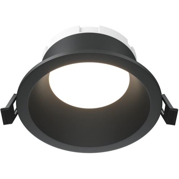 DL126-GX53-B Круглый черный встраиваемый влагозащищенный светильник под сменную лампу GX53 IP44 Maytoni Share