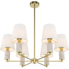 Люстра на штанге с благородным серым мрамором Maytoni MOD483PL-06BS Люстра на штанге с благородным серым мрамором Maytoni MOD483PL-06BS