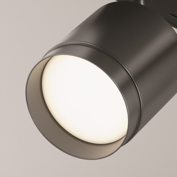 Однофазный двужильный трековый светильник Maytoni Unity TR088-1-GX53-B POLAR под сменную лампу GX53