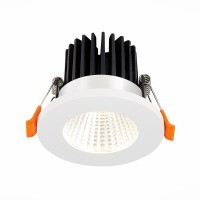 ST704.548.10 Св-к встр. Белый LED 1*10W 4000K 900Lm Ra90 38° IP20 D80xH60 170-240V Встраиваемые светильники