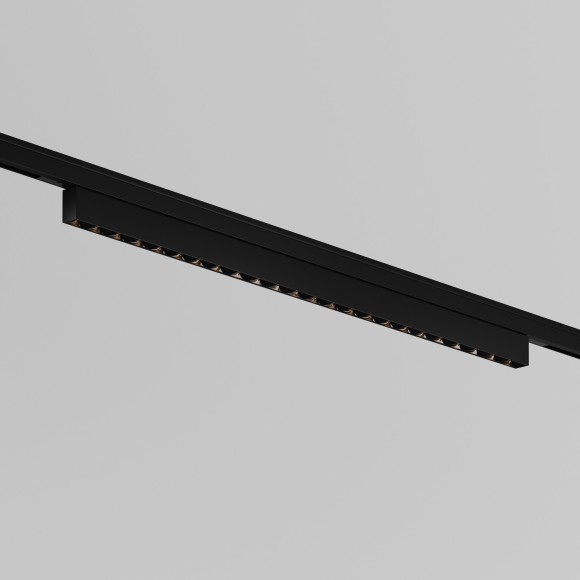 TR193-1-20W2.7K-M-B Ультратонкий трековый диммируемый по TRIAC 0/1-10V магнитный светодиодный светильник Maytoni Levity CRI90+ 2700К 1060Лм 30° 20Вт