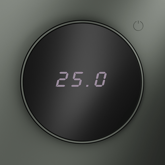 VLS070106 Терморегулятор электронный титанового цвета. Индикация температуры и датчик для теплого пола. (Мощность 3500 Ватт) VOLTUM S70 (титан)