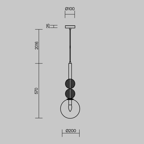 Подвесной светильник Freya FR5482PL-01BS2 Подвесной светильник Freya FR5482PL-01BS2