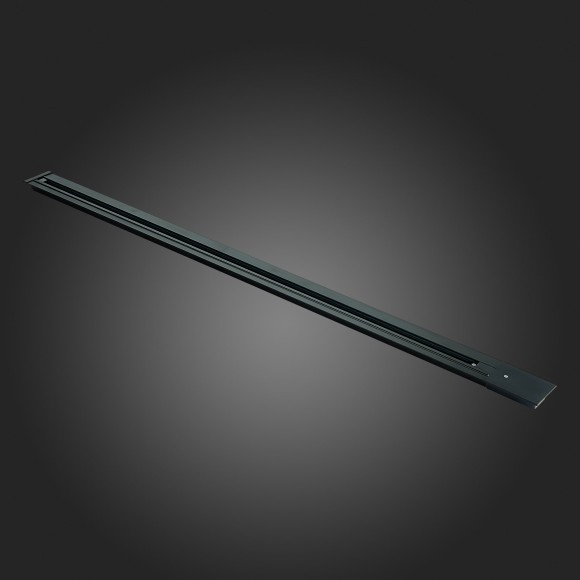 1м черный встраиваемый в ГКЛ однофазный шинопровод ST LUCE ST012.419.00