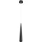 Lightstar Punto mini 807007 Тонкий декоративный светодиодный подвесной светильник, диаметр 3см, основание черное матовое, CCT перекл. цветовой температуры, 4Вт 282Лм CRI90 24° 3000;4000;6000К IP20