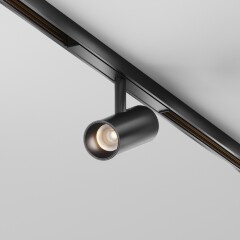 Maytoni EXILITY X TR243-4-5WTW-DD2-B Трековый светодиодный черный магнитный SAMRT светильник цилиндр диаметром 3.5см, с полным управлением по DALI 2.0 DT8, LED 5Вт 2700-6000K 390Лм CRI90 36° IP20 48В