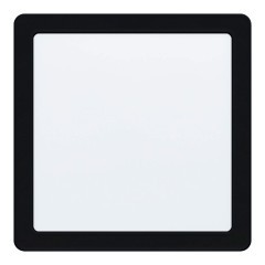 99189 Светодиодный встраиваемый светильник FUEVA 5, 17W (LED), 216х216, ET26, 2100lm, 4000K, сталь, черный