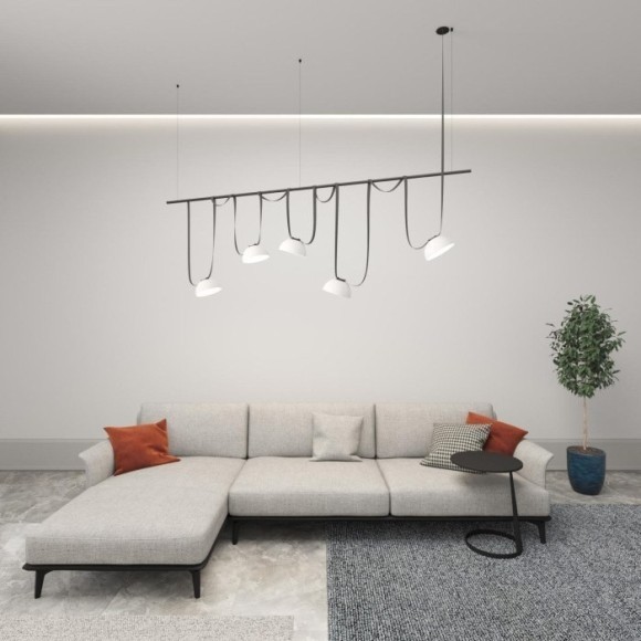 DK5561-WH+BK Cветодиодный светильник на ременный шинопровод Denkirs Belty CRI90+ 3000К 1870Лм 120° 24Вт