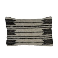 420126 CHEVERY Подушка декоративная L500 B300, 90% шерсть 10% хлопок, 100% хлопок, светло-серый