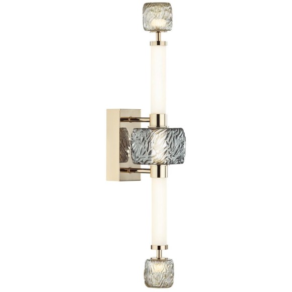 5426/28WL L-VISION ODL_EX24 21 золотой/белый/дымчатый/коньячный/металл/стекло/акрил Бра LED 28W 3000K KLIFF