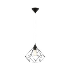 94188 Подвес TARBES, 1x60W (E27), ?325, H1100, сталь, пластик, черный