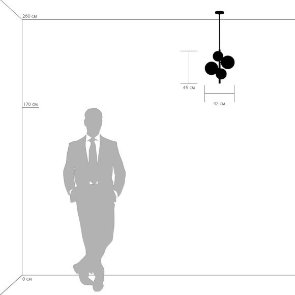 Подвесная люстра Croco 815043