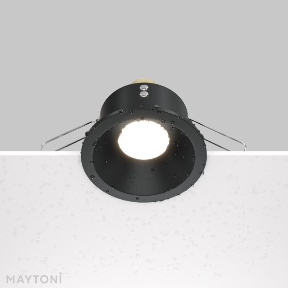 Встраиваемый светильник Maytoni DL032-2-01B Zoom IP65 под лампу 1xGU10 50W
