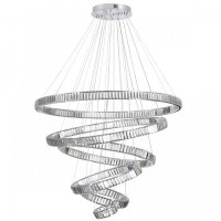 Люстра подвесная кольцевая хрустальная Odeon Light LED 260W 4000K 30600Лм VEKIA 4930/260L